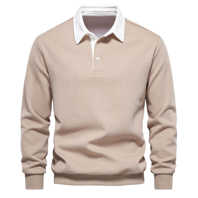 Eugen - Sweatshirt Med Klassisk Vinterpolo Design