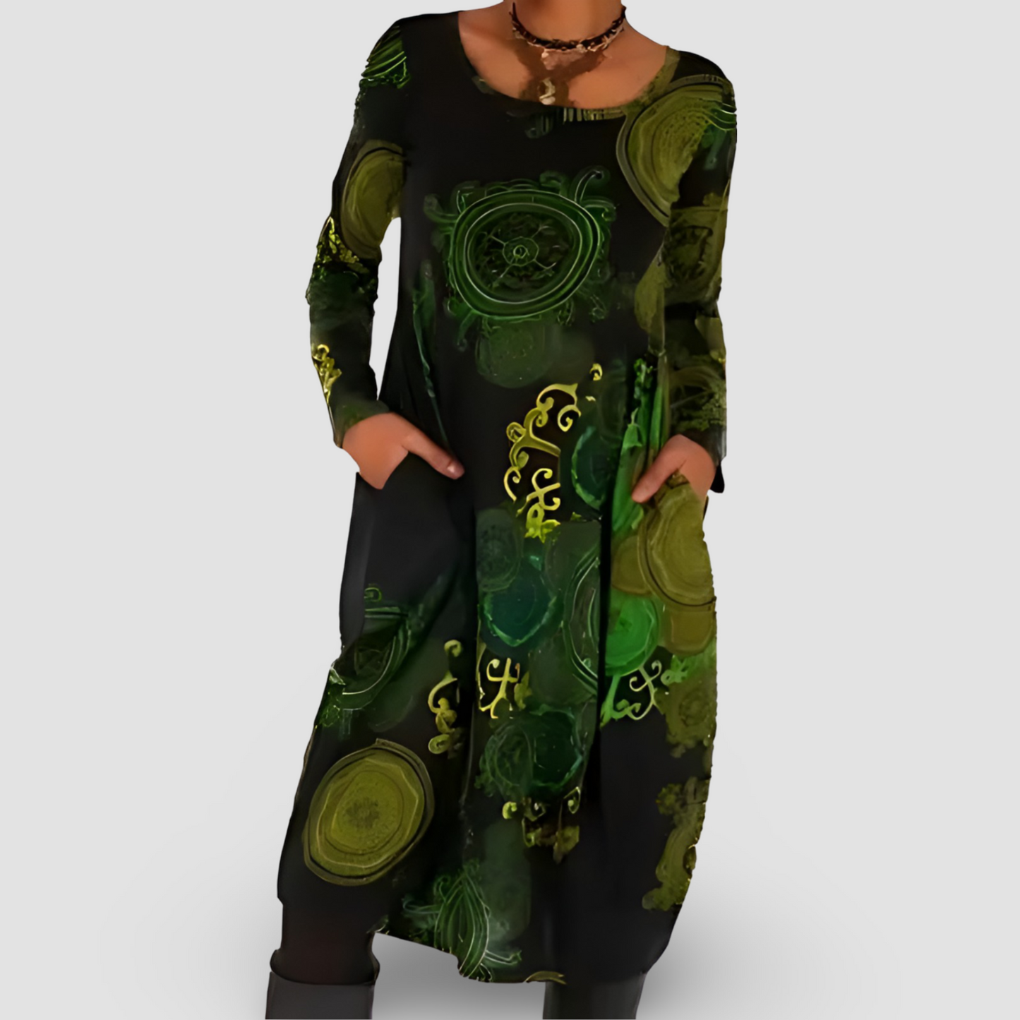 Ronja – Vinterklänning med Bohemisk Elegans