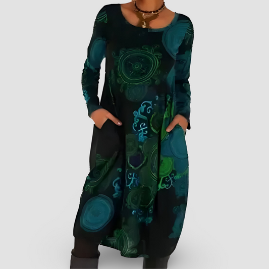 Ronja – Vinterklänning med Bohemisk Elegans