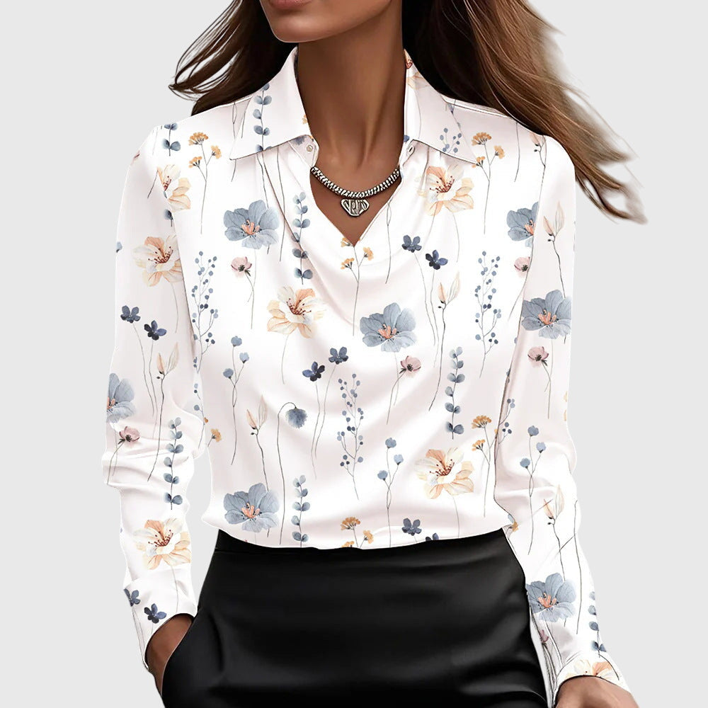 Brooklyn – Elegant Blus Med Satineffekt