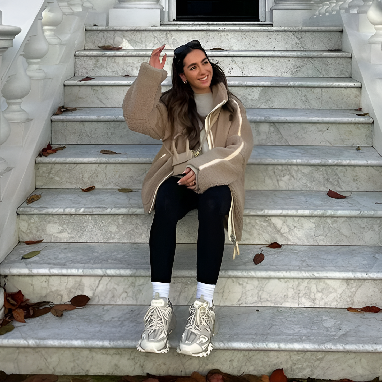 Sophie™ - Luxe Teddy jacka med dragkedja