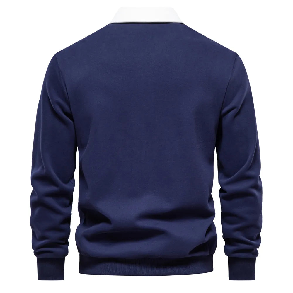 Eugen - Sweatshirt Med Klassisk Vinterpolo Design