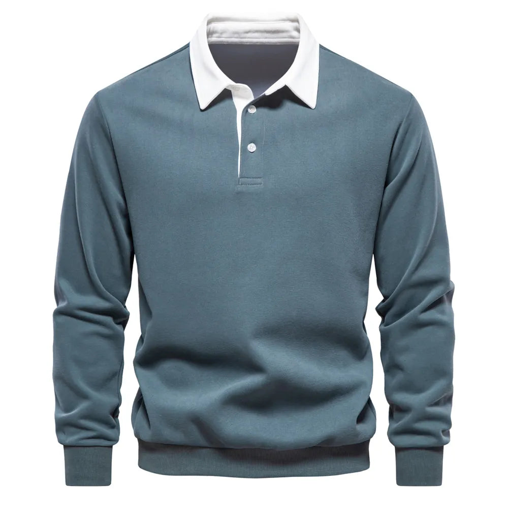 Eugen - Sweatshirt Med Klassisk Vinterpolo Design