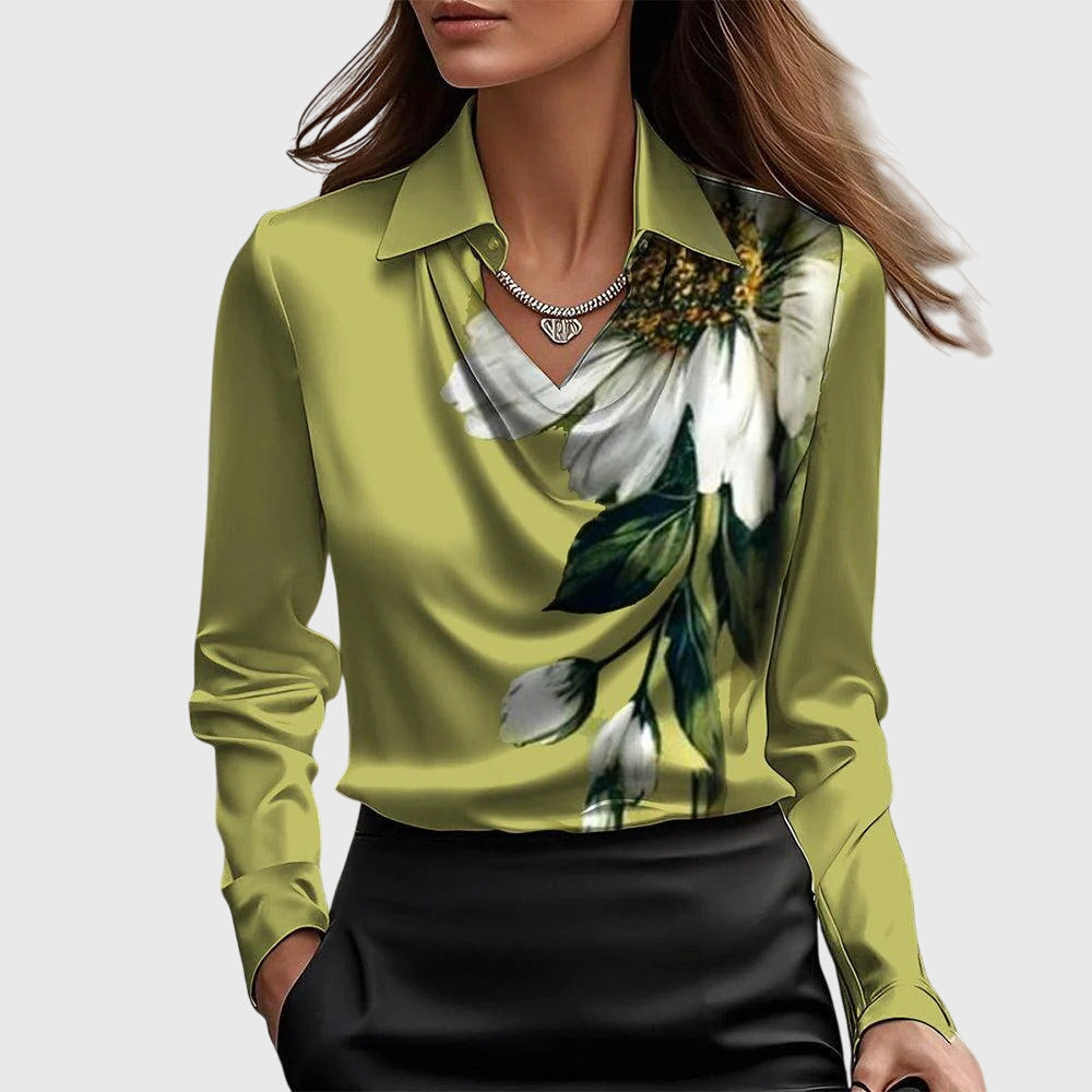 Brooklyn – Elegant Blus Med Satineffekt